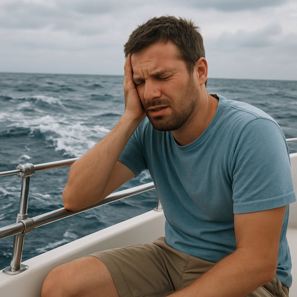 كيف يظهر دوار البحر؟