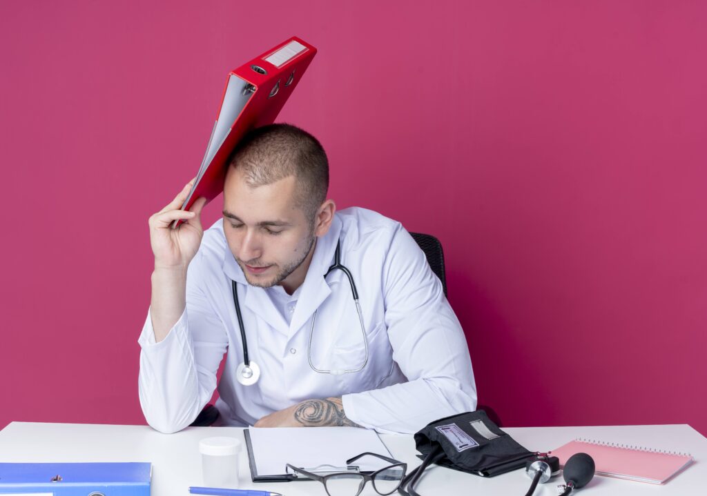 معاناة طلاب الطب في الامتحانات