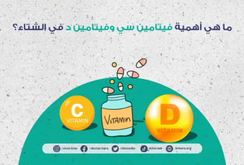 أهمية فيتامين سي وفيتامين د في الشتاء