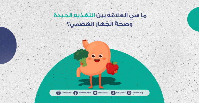 العلاقة بين التغذية وصحة الجهاز الهضمي