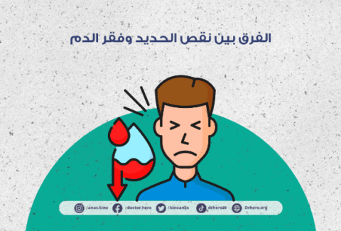 الفرق بين نقص الحديد وفقر الدم