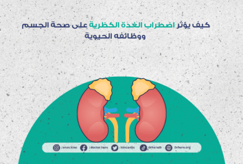 خلل الغدة الكظرية وأثره على الجسم